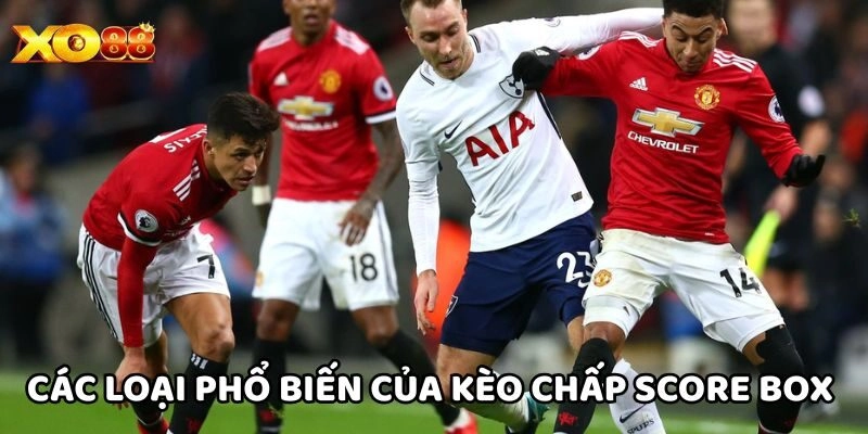 Các loại phổ biến của kèo chấp Score Box 